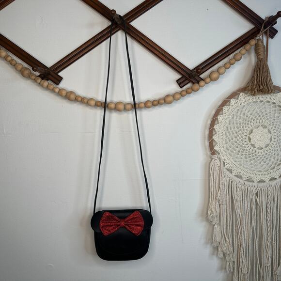 Disney x Gap Minnie Mouse Glitter Crossbody Purse - Picture 2 of 5